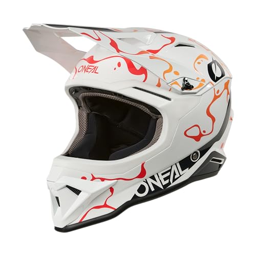 O'NEAL 1SRS Helmet SPLASH weiß/orange/Größe L