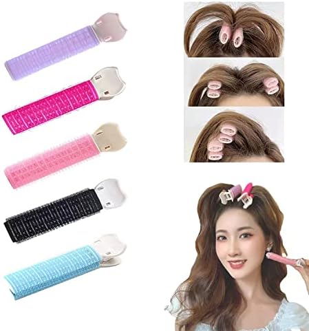 Volumizing Hair Clips,Root Clips for Hair Volume,Velcro Hair Clips,Fluffy Hair Volumizer Clips,Clips Barrettes Styling DIY Instant Hair Volumizing Clips for Women (5PCS)