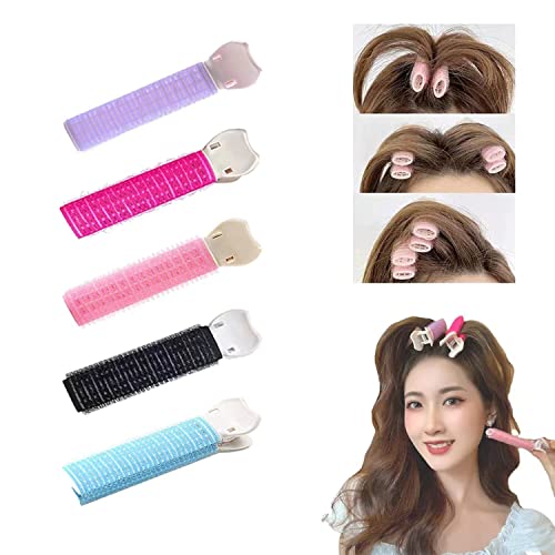 Volumizing Hair Clips,Root Clips For Hair Volume,Velcro Hair Clips,Fluffy Hair Volumizer Clips,Clips Barrettes Styling Diy Instant Hair Volumizing Clips For Women (5Pcs) #TOP1