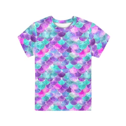 Image of ENLACHIC Girls Teens Pink Flamingo Printed Summer Short Sleeve T-Shirts Cute 3-16 Years