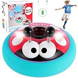 Hover Soccer Ball for Kids,Rechargeable Air Floating Football,LED Lights,Soft Foam Bumpers,Ladybug,Christmas Birthday Gifts,Indoor Outdoor Toy Games for Boys girls Age 3+4,5,7,9,10,11 Year Old,6-8-12