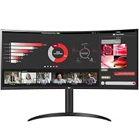 LG 34WR55QC-B 34" Curved UltraWide WQHD HDR 10 100Hz Monitor with USB LG 34WR55QC-B 34" Curved UltraWide WQHD HDR 10 100Hz Monitor with USB