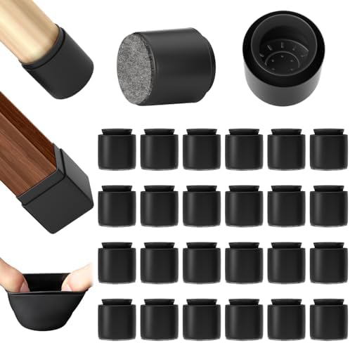 Buy Extra Sall Silicone Chair Leg Floor Protectors With Felt, FIT 0.5 - View #7