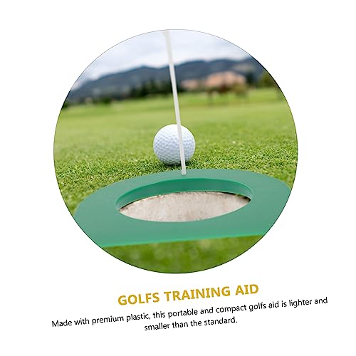DECHOUS 2Sets Golf Putting Cup Training Aid Portable Plastic Putting Cups for Indoor Practice Compact Design for Skill Improvement for Any Flat Surface3