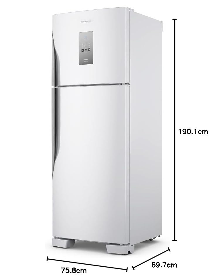 Refrigerador Panasonic Duplex Frost Free 483 Litros Branco