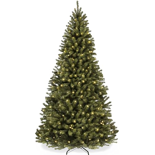 Best Choice Products Artificial Christmas Tree, 6ft Premium Pre-Lit Realistic Spruce...