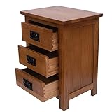 Design vintage: porta il fascino rustico della natura nella tua camera da letto con questo comodino. Le linee pulite e la finitura in legno naturale del comodino creano un'atmosfera rilassante. Che tu preferisca il design classico, vintage o moderno, i comodini in legno massello si abbineranno al tuo stile.