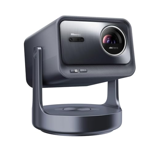 Hisense Laser Mini Projetor Portátil C2 Ultra Certificado XBOX, 4K UHD, TriChroma RGB, 65-300', 3000 ANSI lumens, IMAX enhanced, Dolby Vision, Subwoofer JBL, Zoom Óptico