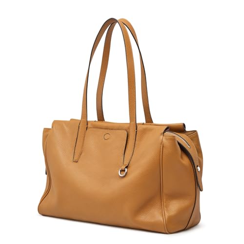 Bolso tote de cuero grande para mujer miniatura 1
