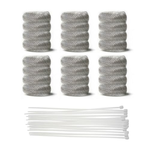 24 PCS Washing Machine Drain Lint Trap Lint Traps Lint Catcher for Washing Machine with 24 Nylon Cable Ties