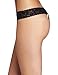 Maidenform Women's All Lace Thong Panty, Black/Ivory, One Size