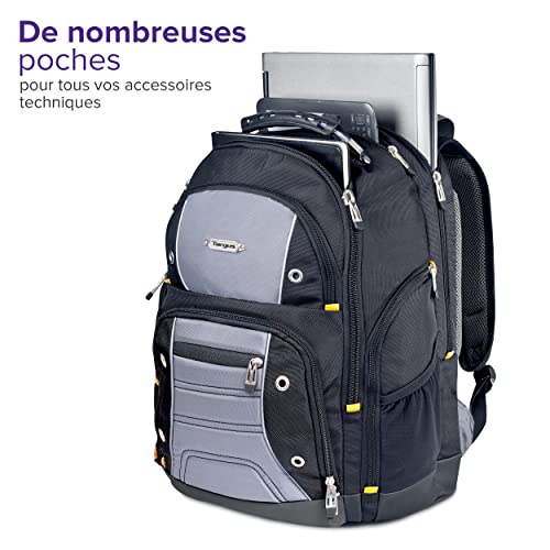 Sac à dos en polyester Targus pour ordinateur 16" gris/bleu - Geekodrome: Boutique d'accessoires geek Avantages du Targus Drifter II