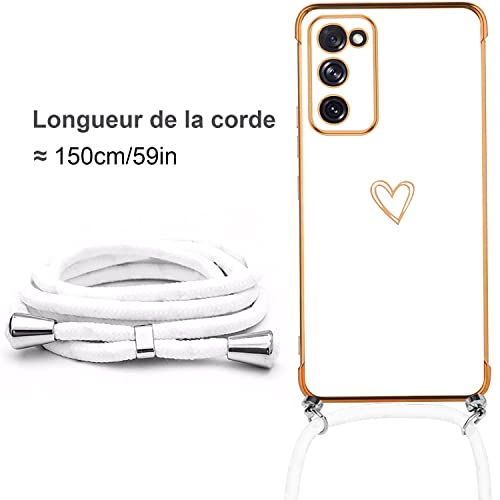 Keteen Cover per Samsung Galaxy S20 Fe con Collana...