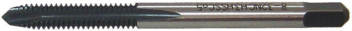 Tap, Right Hand, Spiral Point, #10, 24 Pitch, Cobalt, Steam Oxide Finish - 5TWN9 Pack of 2