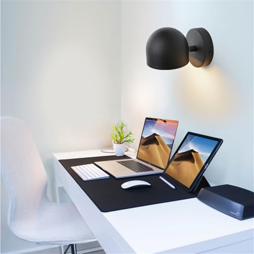 Lámpara de pared regulable táctil con enchufe led para dormitorio 4