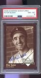 2006 Diamond Signatures Peter Pete Suder AUTO Signed Autograph PSA 8 Graded Card - Slabbed Baseball Cards