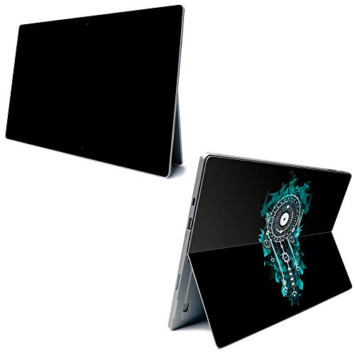 Image of MightySkins Carbon Fiber Skin for Microsoft Surface Pro 7 - Geo Dream Catcher | Textured Carbon Fiber Finish | Easy to Apply, Remove, and Change Styles | Made in The USA