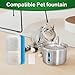 Opeth Cat Water Fountain Filter,Cat Fountain Filters Replacement Compatible with oneisall 67 oz/2L Stainless Steel Pet Water Fountain,16 Set Pet Fountain Filter Replacement
