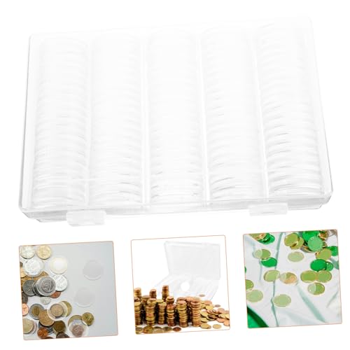 Set organizador de monedas TEHAUX compacto y transparente miniatura 7