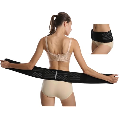 SUNFATT Sacroiliac SI Joint Belt for Women,Hip Brace for Women and Men Pain Relief & Stabilization,Plus Size Lower Back Support for Sciatica,Pelvis,SI Joint & Hip Pain (Fits Hip 43