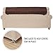 Rose Home Fashion RHF Anti-Slip Oversized Recliner Cover for Leather Sofa & Oversized Recliner Covers, Slipcovers for Recliner, Recliner Covers, Recliner Chair Covers(Recliner-Oversized:Chocolate)