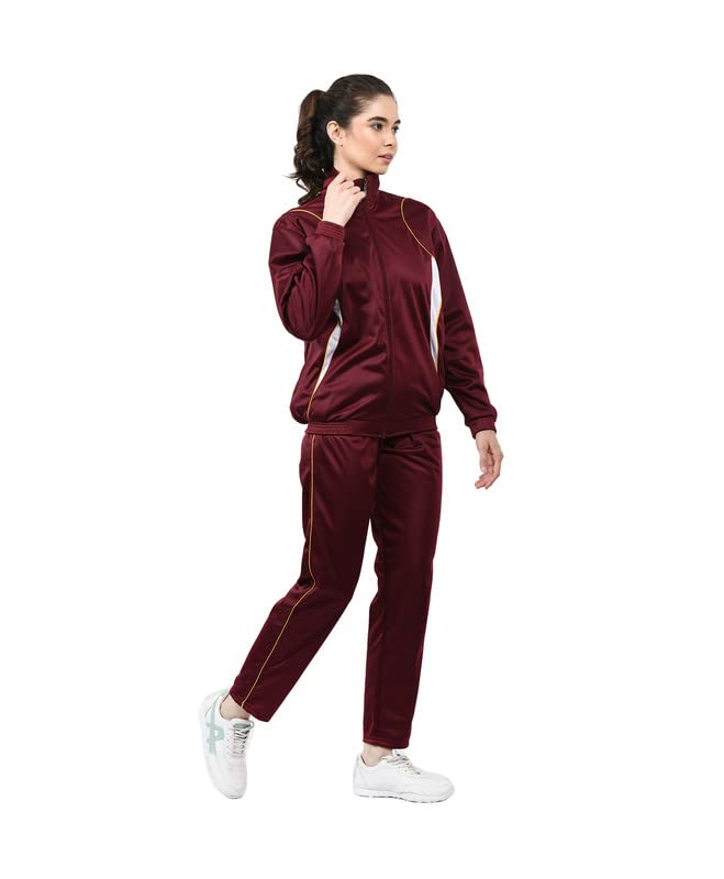 Image of KAYU Women Solid Stylish Polyester Zipper Tracksuits for Winter (Pack of 3)