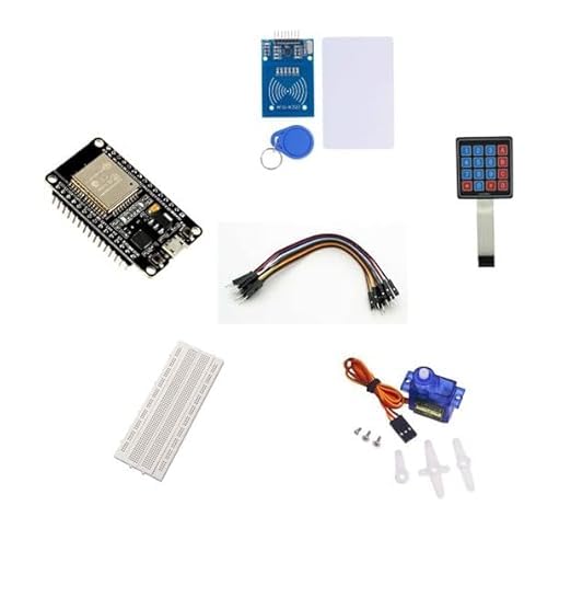 ESP32 Secure Door Access System Kit with RFID RC522, 4×4 Keypad & Servo Lock | DIY Smart Security Project with Breadboard & Jumper Wires-picture-31