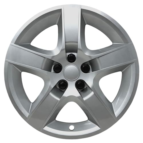 Premium Replica Hubcap, Replacement for Chevy Malibu 2008-2012, 17-inch Wheel Cover (1-Piece)