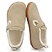 BARERUN Orthopedic Shoes for Women Men Women's Mens's Fuzzy Memory Foam Slippers Fluffy Winter House Shoes Indoor Outdoor Fashion Walking Shoes Beige 10.5 Women 9.5 Men