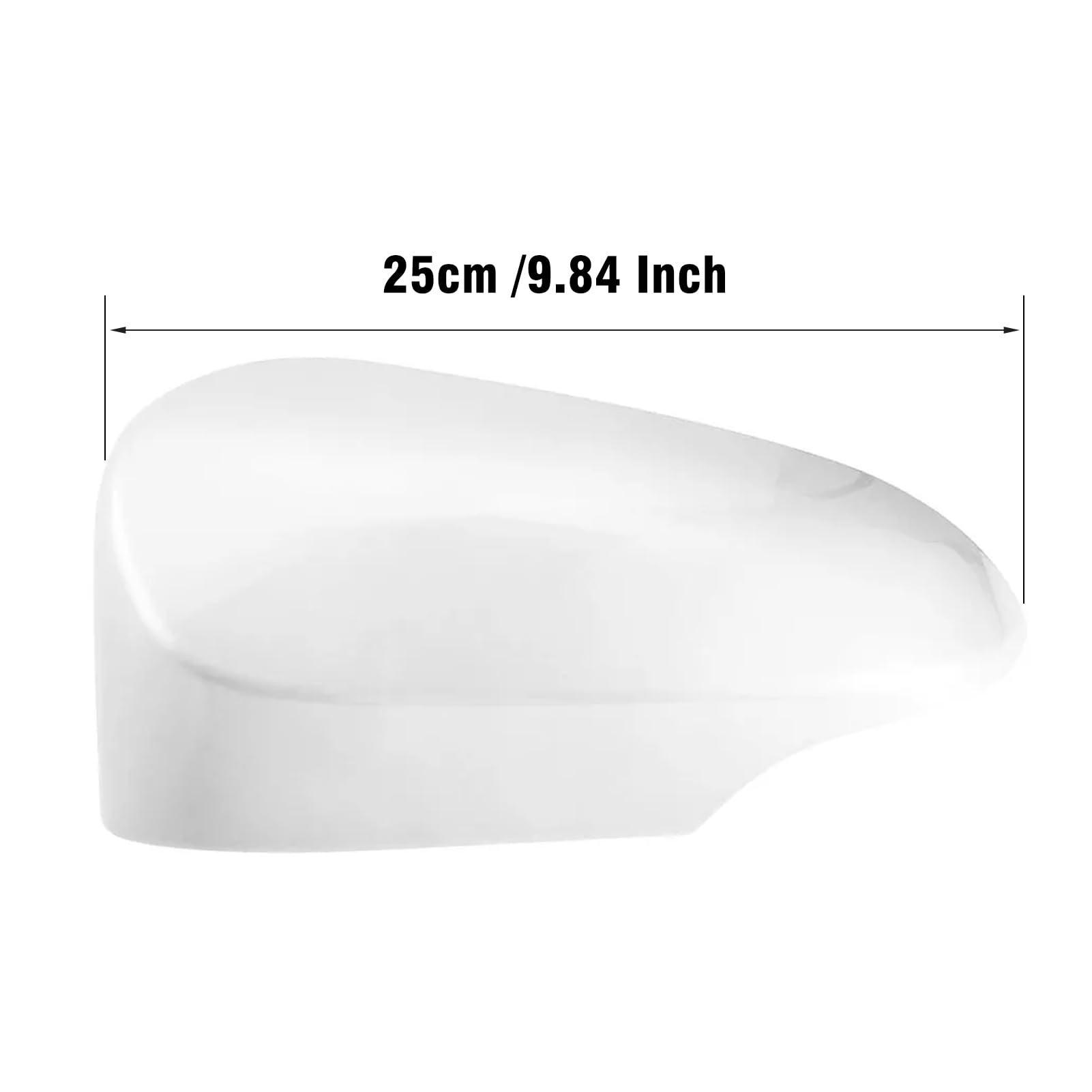 TTCR-II Copertura Specchietti Compatibile con Toyota Yaris Calotte Specchietti 2012 2013 2014 2015 2016 2017 2018 2019 Tappi Specchietti per Yaris 2012-2019（Bianco）