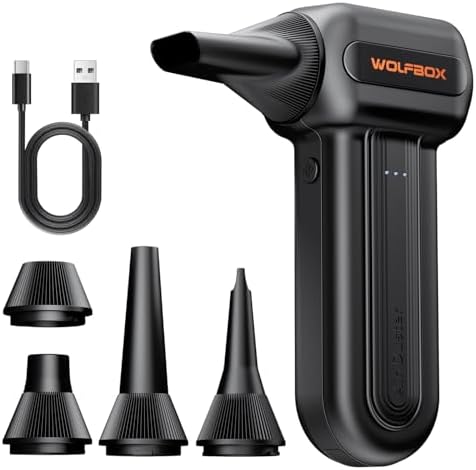 WOLFBOX MF60 Compressed Air Duster-110000RPM Super Power Electric...