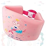 Blueweenly Swim Belt for Kids Swim Floating Belt with Adjustable Flotation Belt EVA Foam Swimming Training Equipment Swimming Training Buoyancy Belt for Children Swimming Safety (Mermaid,Pink)