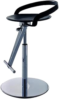 jiji krzesło barowe odwrócony stołek barowy w stylu T podnóżek, krzesło barowe w stylu wysokim obcasie, wysoki stołek podnoszony i obrotowy stołek barowy wysokość stołek barowy (kolor: czarny)