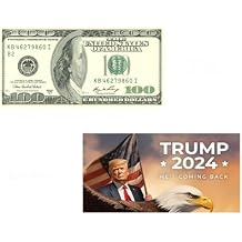 Prank $100 Bills 10Pack Novelty Gag Gift for Parties & Events Realistic Novelty Bills for Fun & Laughter
