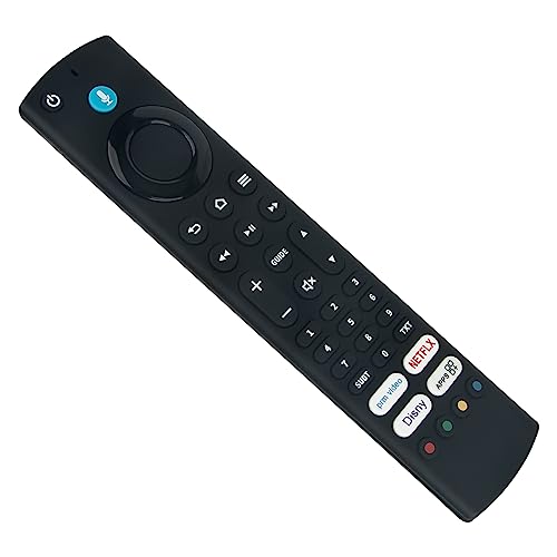 VINABTY Remote Control Replacement fit for TCL TV 50CF630 55CF630 Remote Control, Black