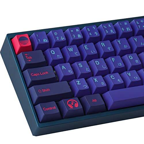 Keycaps PBT Cherry Profile Sunzit 159 touches pour clavier mécanique ISO ANSI MX