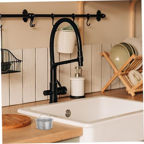 Colador para fregadero de cocina OSALADI en acero inoxidable miniatura 6