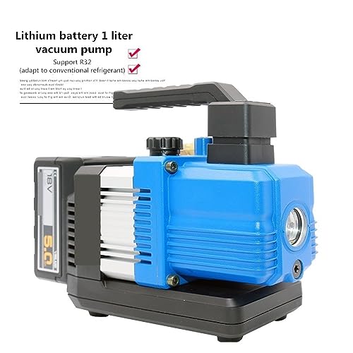 Bomba de vacío BUUBO VRP-2DLi, 180 W, 18 V, batería de litio sin cepillo, extractor de aire para servicio de aire acondicionado con refrigerante R32 miniatura 4