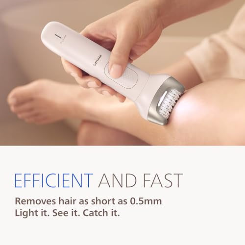 Image of Philips Beauty Set - All-in-One Set for Body and Face, Cordless Wet and Dry Use, for Hair Removal, Body and Skincare, Epilator with 7 Accessories, Model BRE738 /00