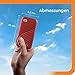 WD My Passport SSD 1 TB mobiler SSD Speicher (NVMe-Technologie, USB-C und USB 3.2 Gen-2 kompatibel, Lesen 1050 MB/s, Schreiben 1000 MB/s) Rot