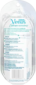 Gillette Venus Extra Smooth Sensitive Women's Razor - 1 Handle + 2 Blade Refills
