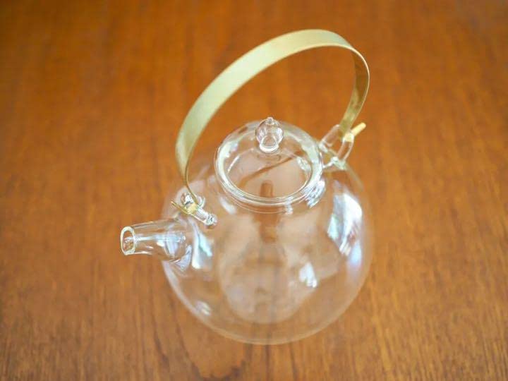 Amazon | クラフトユー まんまるポット 1L ガラスポット ティーポット