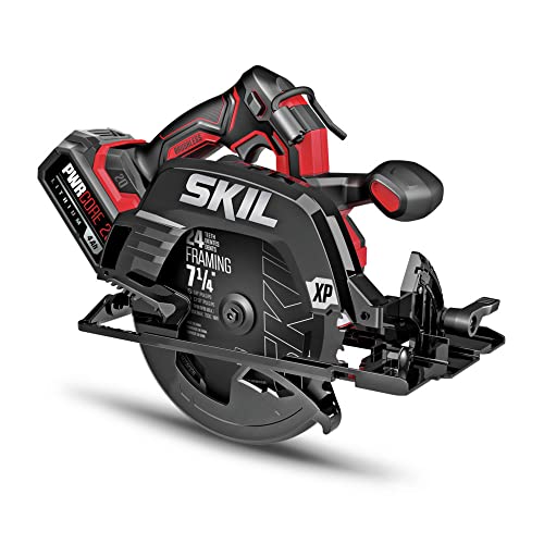 Skil Pwr Core 20™ Xp Brushless 20V 7-1/4 In. 5300 Rpm, Circular Saw Kit Includes 4.0Ah Lithium Battery And Quick Charger- Cr5440B-10 #TOP1