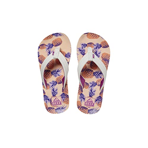 Image of REEF Girls Kids Ahi Beach Flip Flop, Soft Cushion Footbed, Water Friendly