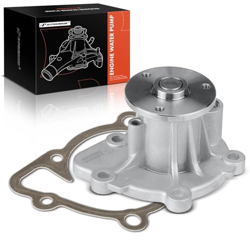 A-Premium Engine Water Pump W/Gasket - DOHC SOHC 4Cyl 1.8 2.0 2.4L - Compatible with Dodge & Jeep & Chrysler & Mitsubishi & Ram - Cherokee, Compass, Sebring, Avenger, Lancer & More, for# 5047138AA