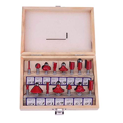 Fraises defonceuse 1/4 pour rainurer et profiler vos meubles en bois facilement