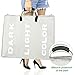 esonmus Laundry Bag Collapsable 3-Section Storage Bag Foldable Laundry Hamper Durable Oxford Fabric Laundry Basket Clothes Sorter Portable Multifunction Storage Bag with Alloy Handle-Gray