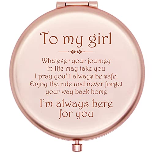 Daughter Gifts from Mom and Dad, Unique Birthday Gift Ideas, Women for Anniversary Valentines Day Christmas Graduation Her(Rose Gold) (01)