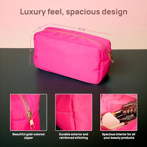 Stoney Clover Dupe Cosmetic Bag - (Hot Pink, Large)3