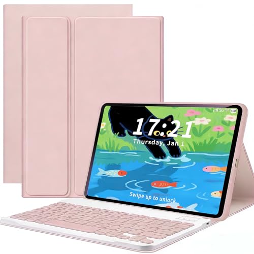 For NEC LAVIE Tab T8 T0855/KAS PC-T0855KAS �P�[�X LAVIE Tab T8 T0855/KAS �L�[�{�[�h TAB08/H05 8.7�C���` �^�u���b�g�P�[�X Bluetooth�L�[�{�[�h�t�� CNEVISON 